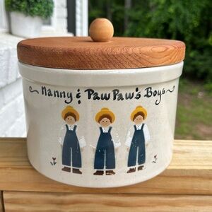 Vintage Roseville Pottery Low Crock 2 Quart R.R.P Robinson-Ransbottom Pottery Co